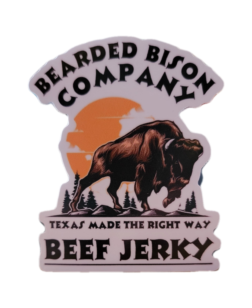 Bearded Bison Stickers 