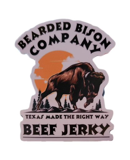Bearded Bison Stickers 